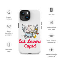 Cat Lovers Cupid® Tough Case for iPhone® Hand-Held Devices - Image 2