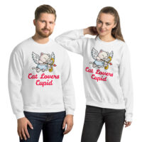 Cat Lovers Cupid® Unisex Sweatshirt - Image 5